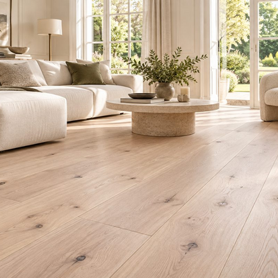 Kensington Engineered Real Wood Oak Brushed Invisible Lacquered